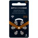 MySecondEar Hörgerätebatterien MySecondEar Hörgerätebatterien 312