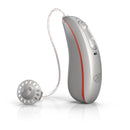 Hansaton Hörgerät 9 / Akku / Silber / Rot Hansaton Sound XC Pro